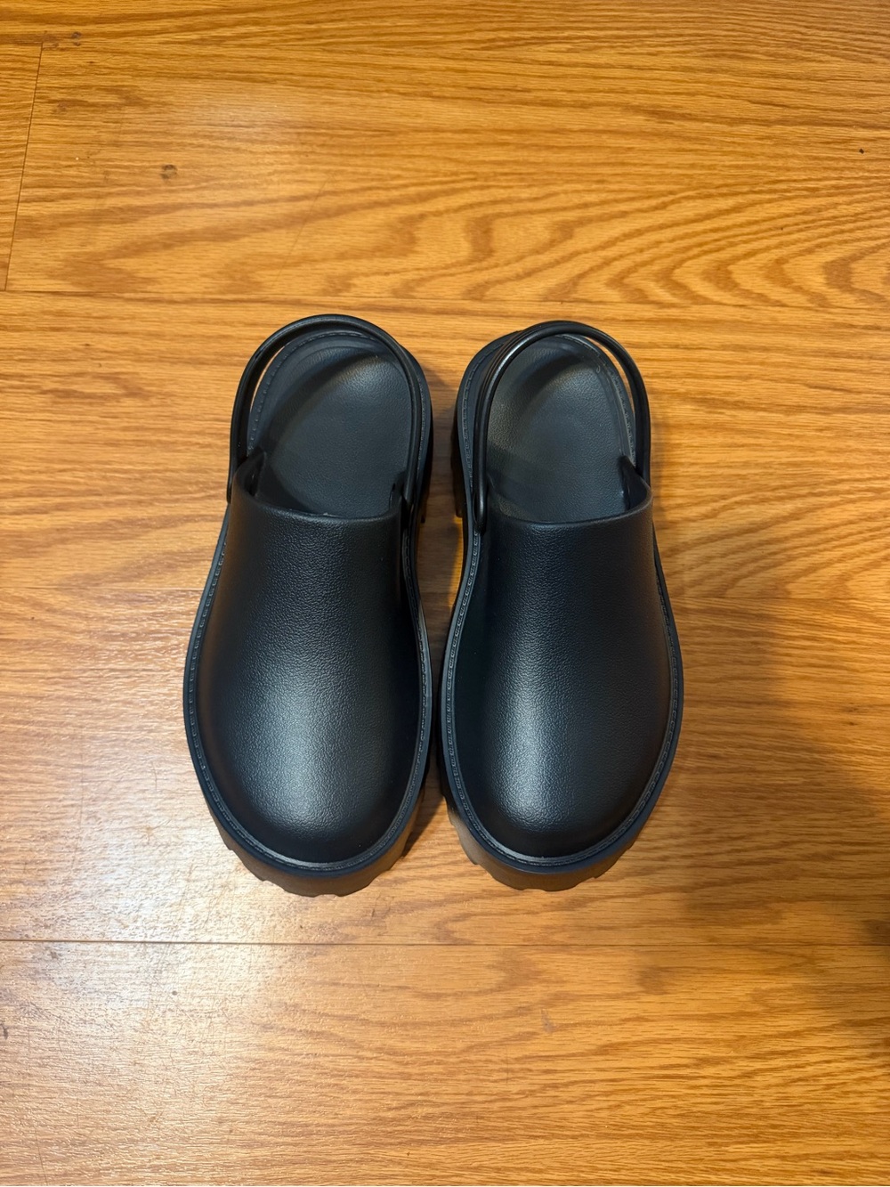 Black Slip-On Clogs
